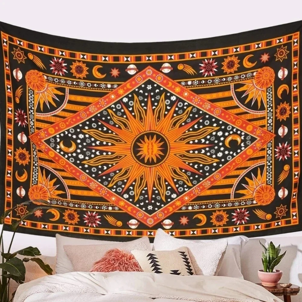 Sun, moon, stars wall tapestry NIB 😍